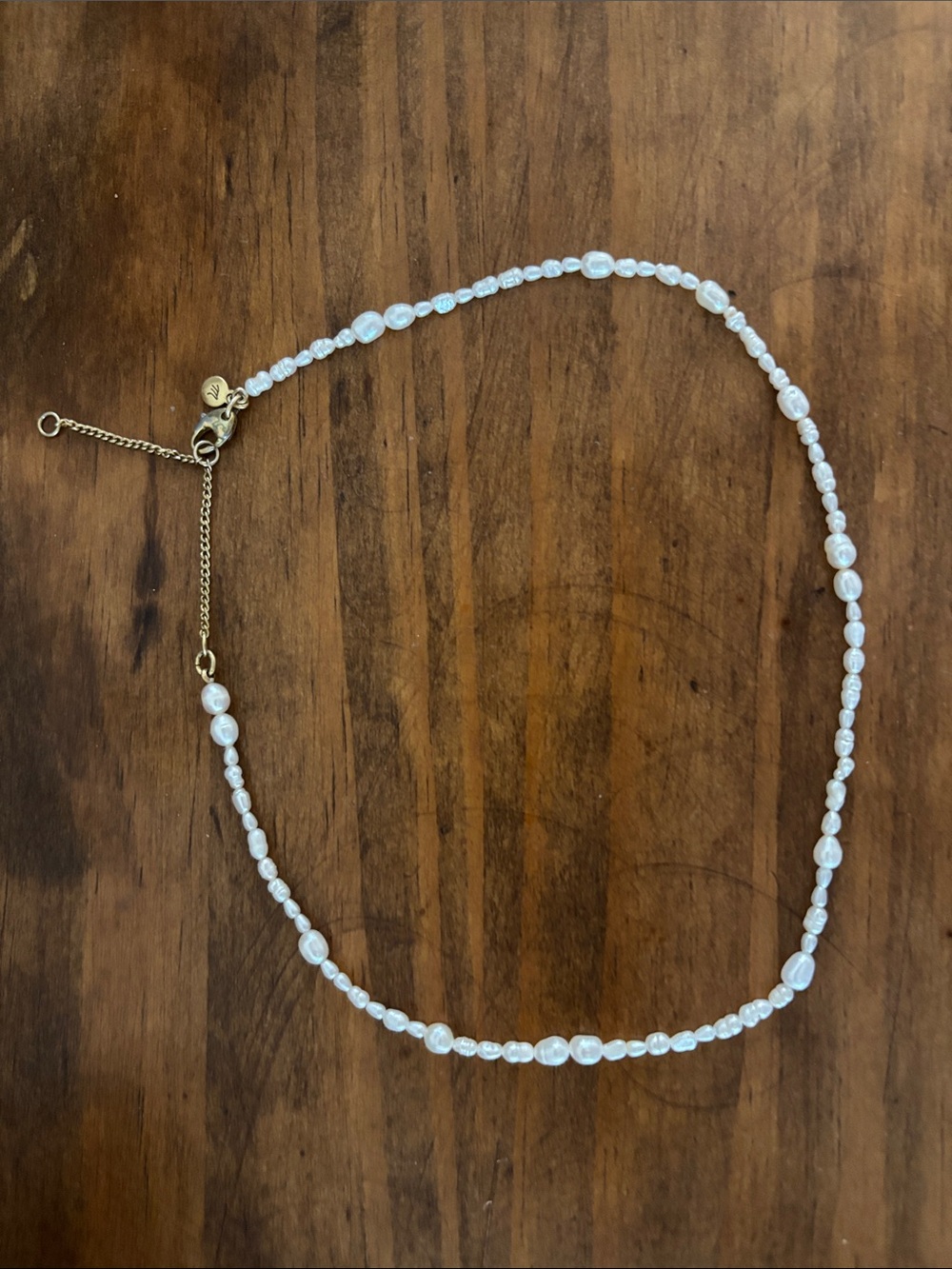 MADEWELL- Mixed Pearl Beaded Choker Necklace